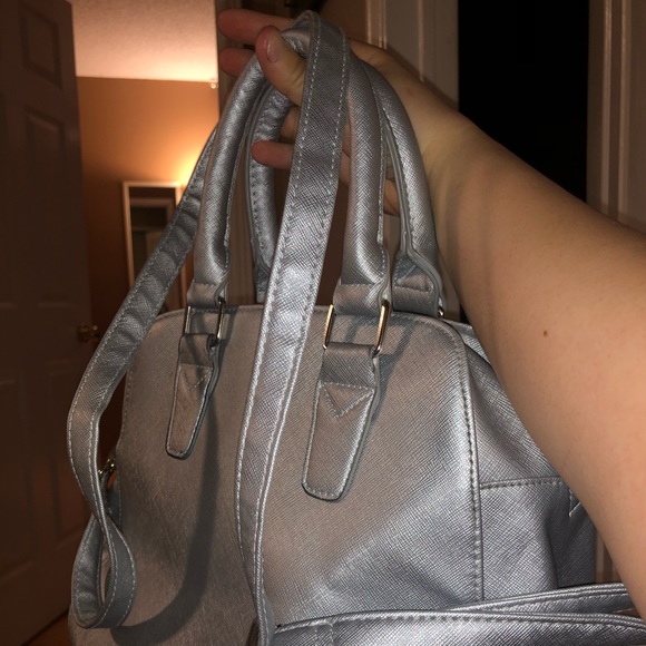Silver tote bag - Picture 4 of 4